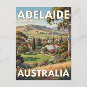 Carte Postale Adélaïde Australie Parc Vert Paysage