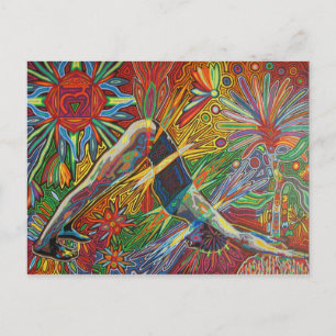 Carte Postale adho mukha svanasana 2009