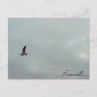 Carte Postale Adieu...