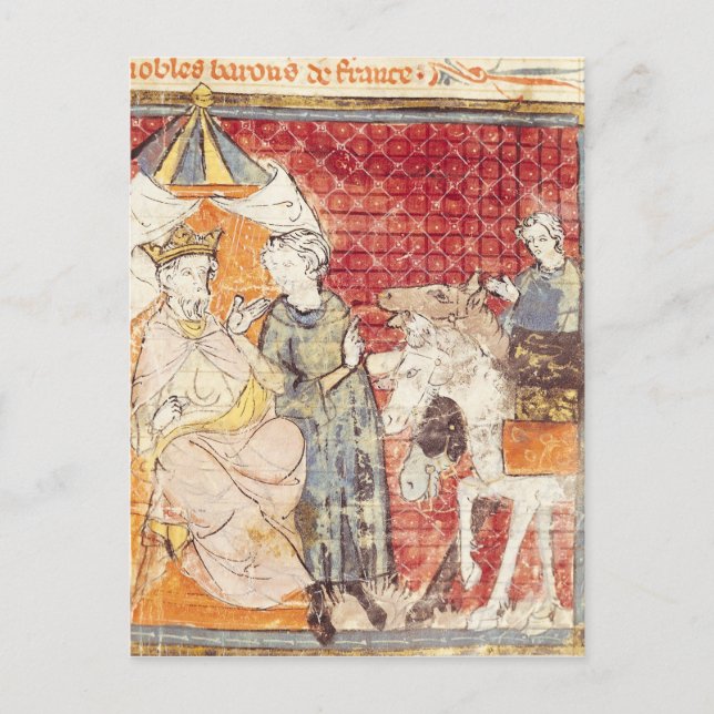 Carte Postale Adieu de Roland Bidding à Charlemagne (Devant)