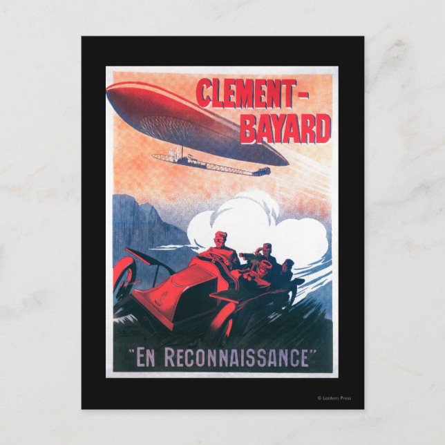 Carte Postale Adjudant Vincenot WWI Aéronef Affiche promotionnel (Devant)