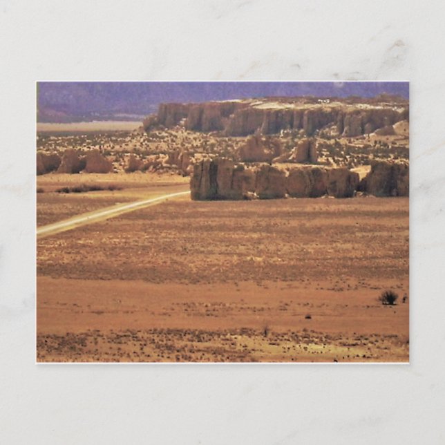 Carte Postale Adobe Villige sur le Mesa (Devant)