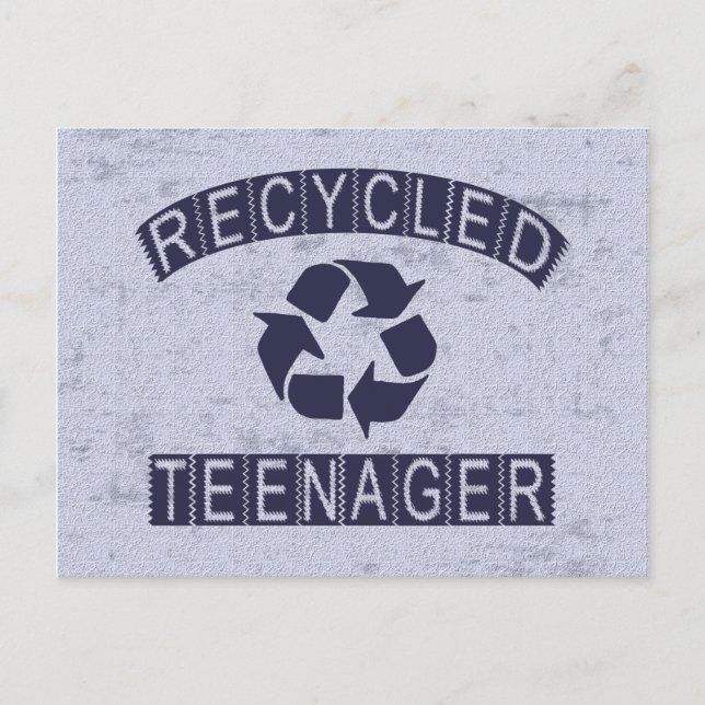 Carte Postale Adolescent Recyclé (Devant)