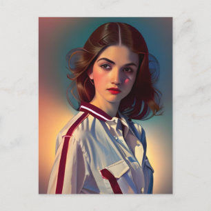 Carte Postale Adolescent vintage