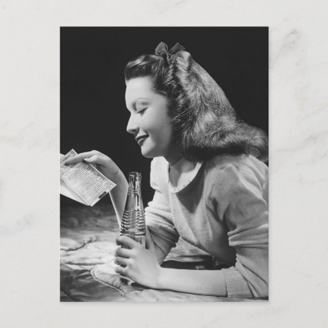 Carte Postale Adolescente (Devant)