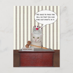 Carte Postale Adoptez le projet de loi pour vous renseigner sur