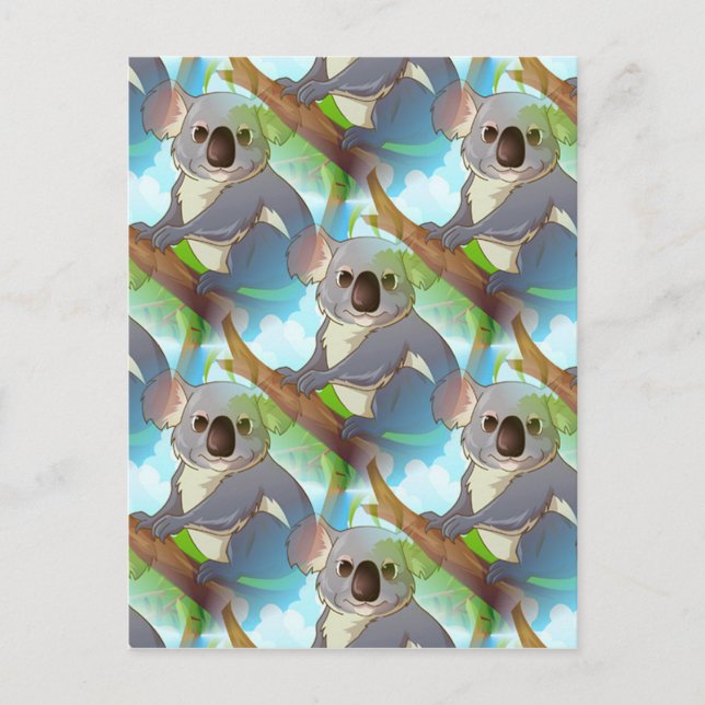 Carte Postale Adoptez un koala ! (Devant)