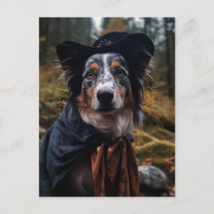 Carte Postale Adorable chien d'Halloween
