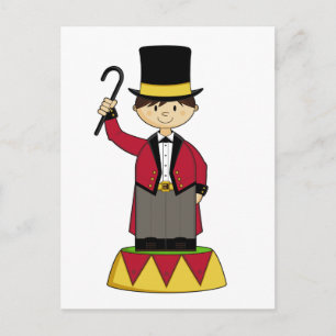 Carte postale Adorable Circus Ringmaster