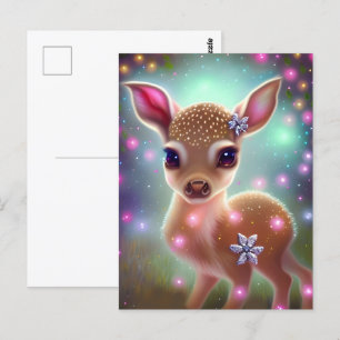Carte Postale adorable Fête de Noël