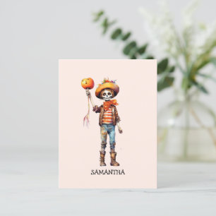 Carte Postale Adorable Kid Zombie - Jolie Halloween (3)