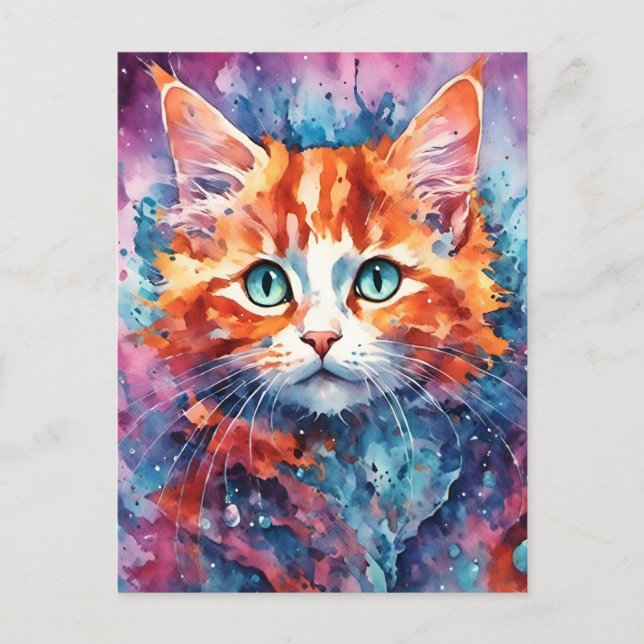 Carte Postale Adorable Kitten (Devant)