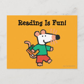 Carte Postale Adorable Maisy aime à lire