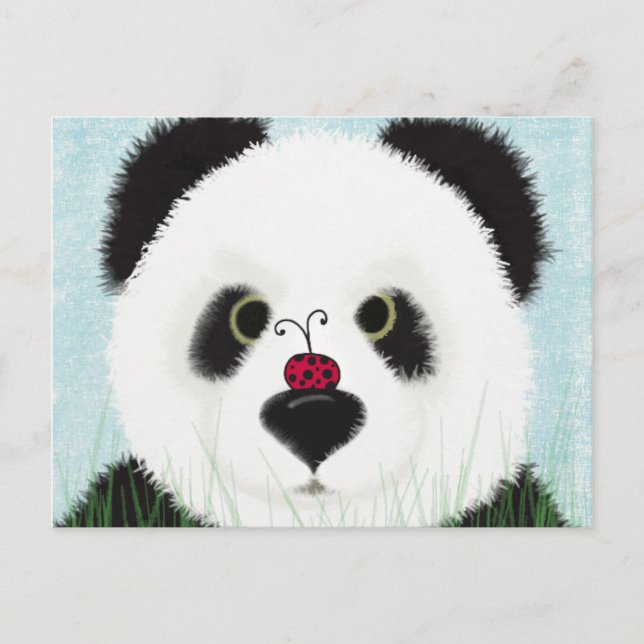 Carte Postale Adorable Ours De Panda (Devant)