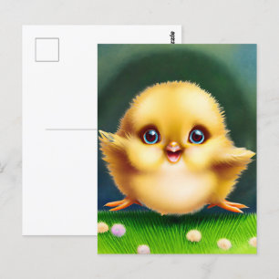 Carte Postale Adorable poussin