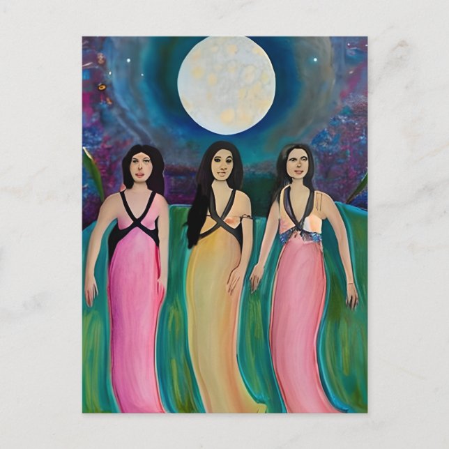 Carte Postale Adorateurs de la Lune (Devant)