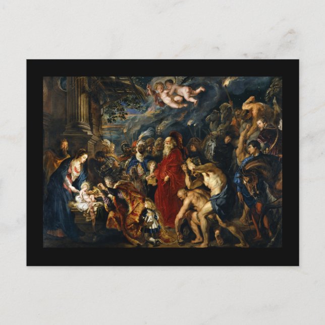 Carte Postale Adoration de la Magi (Devant)