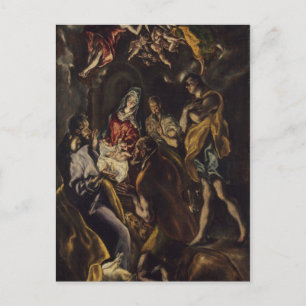 Carte Postale Adoration des bergers