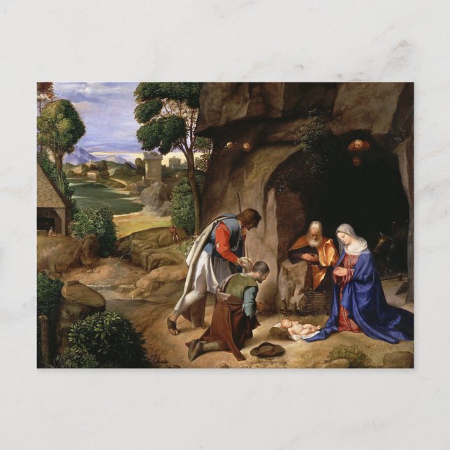 Carte Postale Adoration des bergers (Devant)