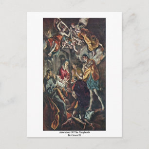 Carte Postale Adoration Des Bergers Par Greco El