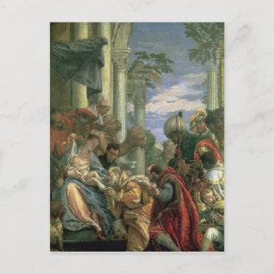 Carte Postale Adoration des Mages, années 1570
