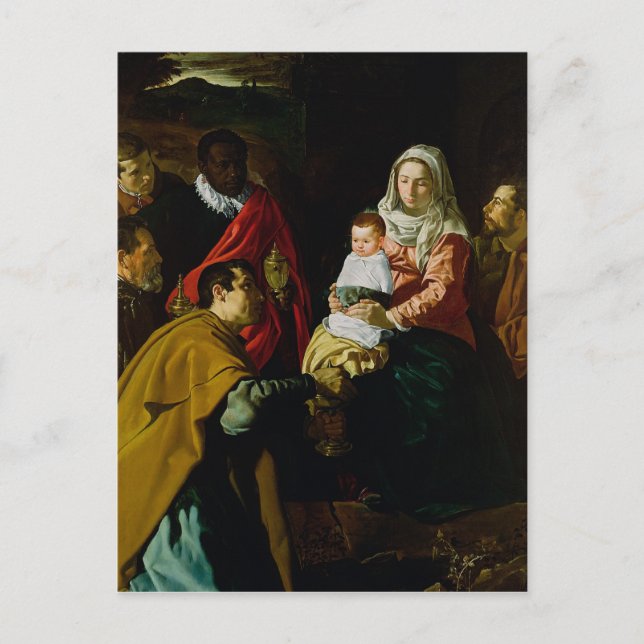 Carte Postale Adoration des rois, 1619 (Devant)