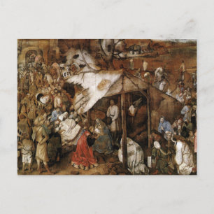 Carte Postale Adoration des Rois par Bruegel l'Ancien