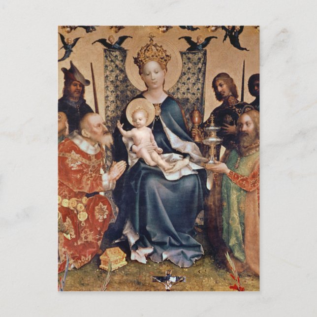 Carte Postale Adoration du retable de Magi (Devant)