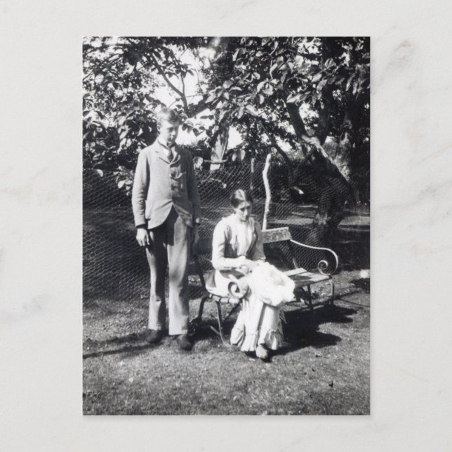 Carte Postale Adrian et Virginia Stephen, 1900 (Devant)