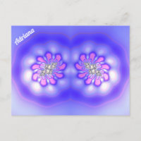 ADRIANA ~ Conception de fractale 3D ~ Rose Bleu Ma