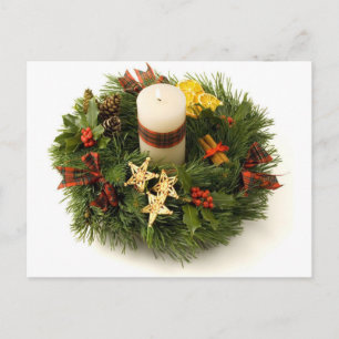 Carte Postale Advent wreath
