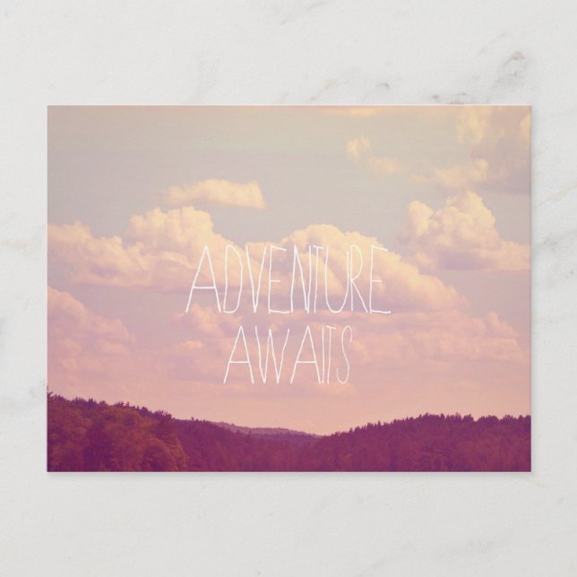 Carte postale Adventure Await (Devant)