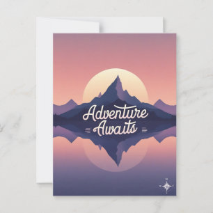 Carte postale Adventure Await Nature