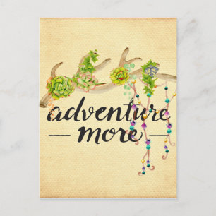 Carte Postale Adventure Plus Boho Antler