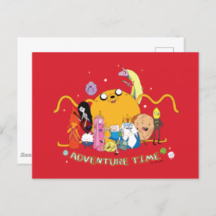 Carte Postale Adventure Time   Large Jake Group Graphic