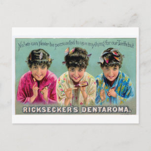 Carte Postale Advert dentifrice vintage - Rickseckers Dentorama