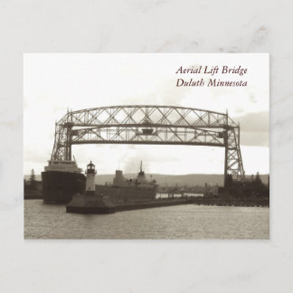 Carte Postale Aerial Lift BridgeDuluth Minnesota