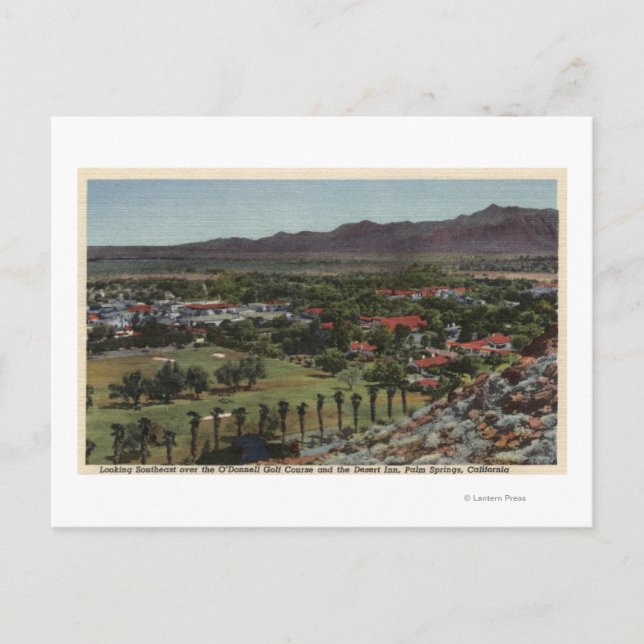 Carte Postale Aérien du parcours de golf O'Donnell (Devant)