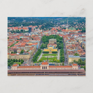 Carte postale aérienne Zagreb
