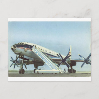Carte Postale Aeroflot Tu 114 AIRLINER
