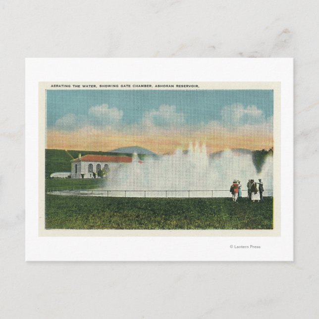 Carte Postale Aéronautique du réservoir d'Ashokan (Devant)