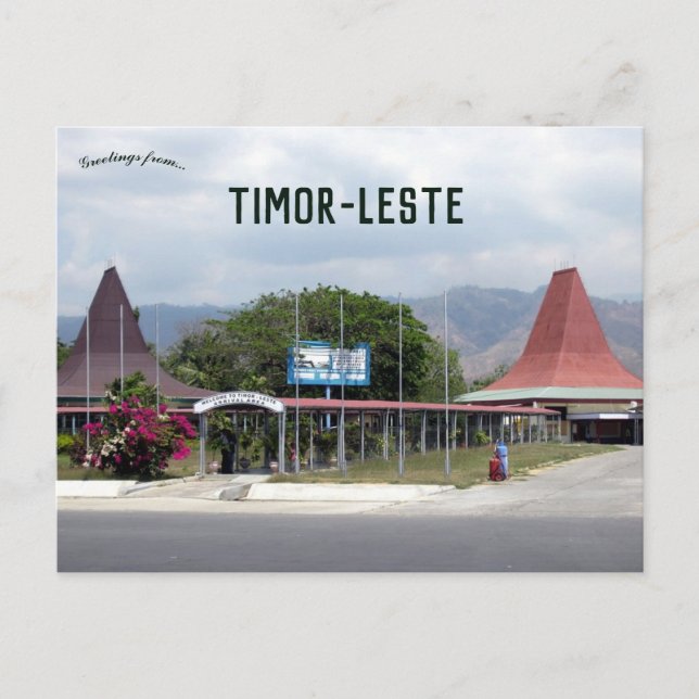 Carte Postale Aéroport à Dili Timor Oriental (Devant)