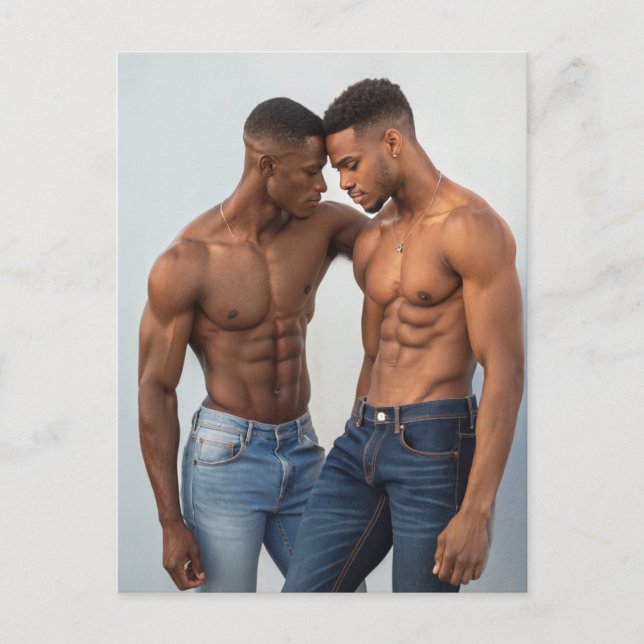 Carte Postale Affection Contemporaine : Double Portrait dans le  (Devant)