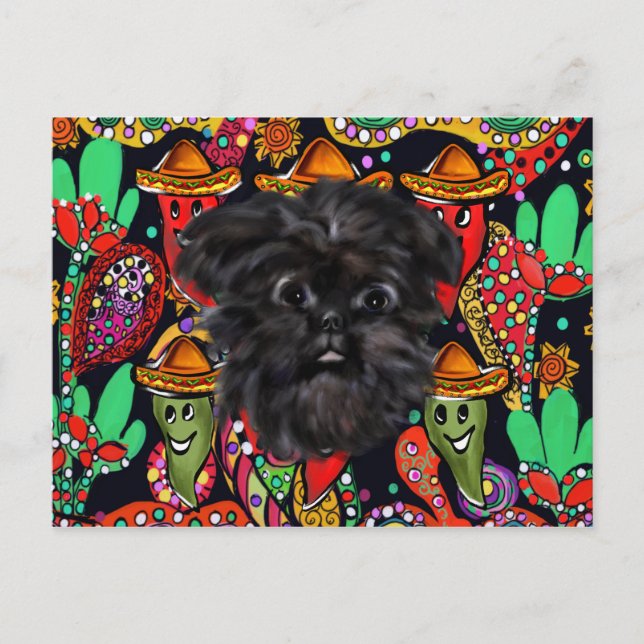 Carte Postale Affenpinscher (Devant)