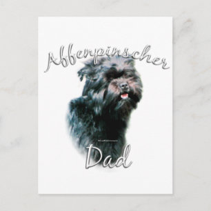 Carte Postale Affenpinscher Papa 2