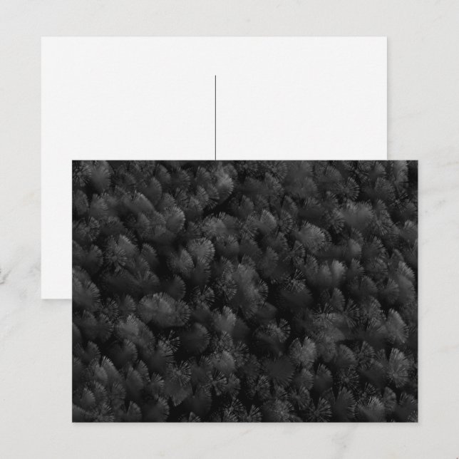 Carte Postale Affichage de feux d'artifice abstraits noir gris e (Devant / Derrière)