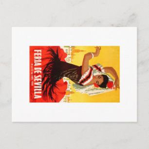Carte Postale Affiche 1959 juste de l'Espagne Séville avril