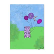 Affiche 1ère Nounours Guimauve