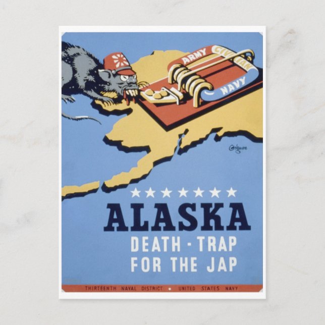 Carte Postale Affiche Alaska_Death_Trap_Propagande (Devant)