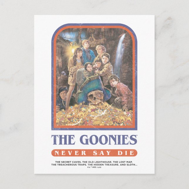 Carte Postale Affiche anniversaire du trésor des Goonies (Devant)